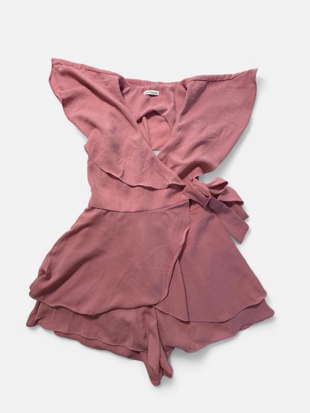 Dainty Hooligan Dusty Rose Wrap Romper